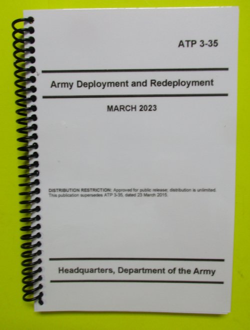 ATP 3-35 Army Deployment & Redeployment - 2023 - BIG size